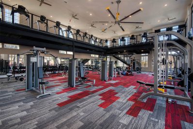 Fitness center interiors