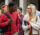 Group of young college students walking to class