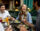 young adults eating