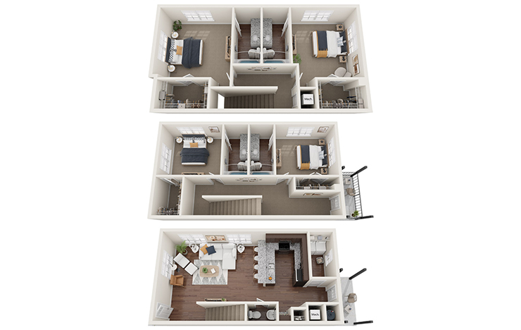 D1 - 4X4.5 Floor plan