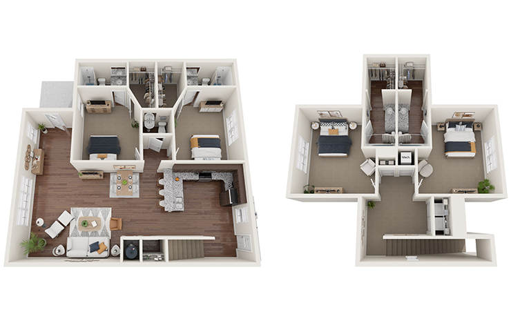 D3 - 4X4.5 Floor plan